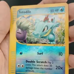 Totodile 134/165 Holo Reverse Expedition Set Base Inglese (Pokemon 2002) - Image 4