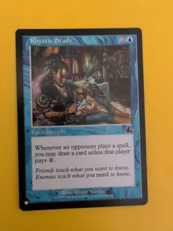Rhystic Study. Enchantment Magic the Gathering Card. NM as shown. - Image 2