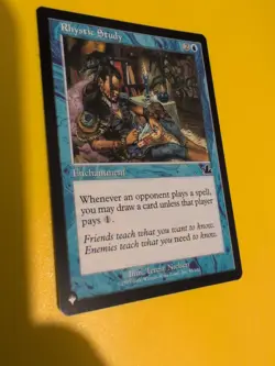 Rhystic Study. Enchantment Magic the Gathering Card. NM as shown. - Image 5