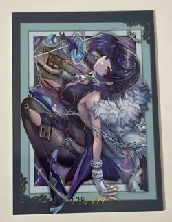 Yelan Genshin Impact EX DLSN-EX09 Numbered Duling Young Girl Goddess Story Card - Image 2