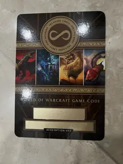 World of Warcraft Blizzcon Code Timewalker’s Treasure Chest Card Rare Unused - Image 1