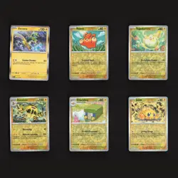 Pokemon YELLOW Lightning Scarlet & Violet Holos Bundle Set 6 Cards Collection - Image 1