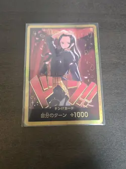 [US Seller]DON!! Nico Robin GOLD EB03 Japanese ONE PIECE Card Heroines Edition - Image 1