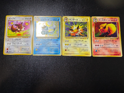 (LP) 4set Eevee Vaporeon Jolteon Flareon Jungle Holo Jungle Pokemon Card - Image 1