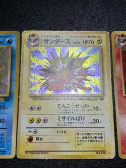 (LP) 4set Eevee Vaporeon Jolteon Flareon Jungle Holo Jungle Pokemon Card - Image 5