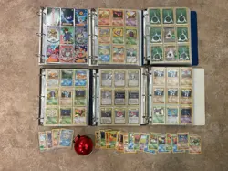 6 BINDERS 1100+ Vintage Pokemon Collection Cards WOTC Base, Fossil, Halos, 1st - Image 1