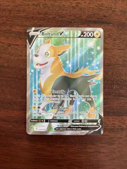 Boltund V - 181/192 - Pokemon Rebel Clash Sword & Shield Full Art Rare Card NM/M - Image 1