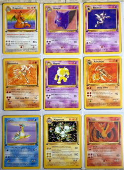 Pokemon TCG Fossil Mostly 1st Edition Set Every Non-Holo card (47 total) #16-#62 - Image 2