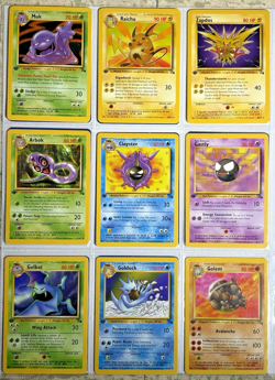 Pokemon TCG Fossil Mostly 1st Edition Set Every Non-Holo card (47 total) #16-#62 - Image 3