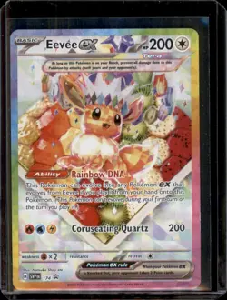 Eevee ex Black Star Promo #174 Prismatic Evolutions Pokemon TCG Card NM - Image 1