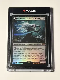 MTG - Sephiroth Fabled Soldier One Winged Angel FIN 0115 PROMO (IN CASE) - Image 1