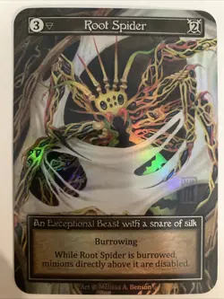 FOIL Exceptional Root Spider - Beta NM Sorcery: Contested Realm - Image 1