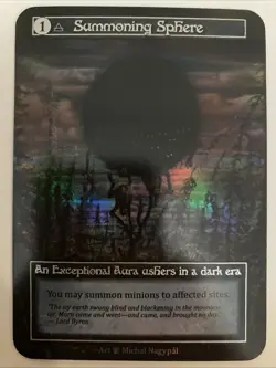FOIL Exceptional Summoning Sphere - Beta NM Sorcery: Contested Realm - Image 1