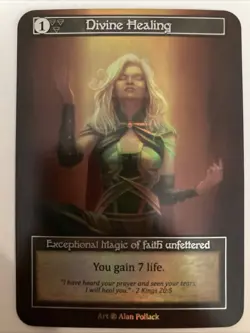 FOIL Exceptional Divine Healing - Beta NM Sorcery: Contested Realm - Image 1