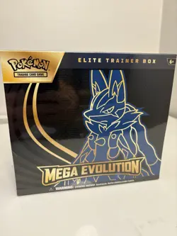 Pokemon TCG Mega Evolution Lucario Elite Trainer Box ETB - Sealed - Image 1