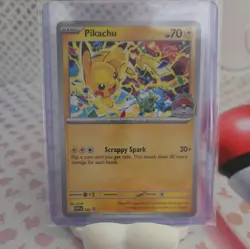 Pokemon TCG - Pikachu SVP 225 - World Championship 2025 Stamp - Black Star Promo - Image 1