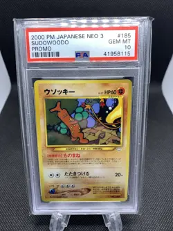 Pokemon 2000 Japanese Promo Neo Sudowoodo PSA10 - Image 1