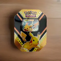 Pokemon TCG V-Powers Eevee V Pikachu V Tin Factory Sealed - Image 1
