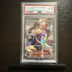 2017 POKEMON PREMIUM TRAINER XY COLLECTION PROMO #111A FULL ART/SHAUNA PSA 8 - Image 1
