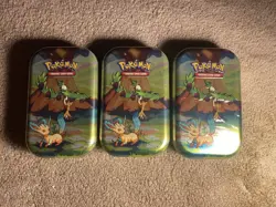 3 x Vibrant Paldea Mini Tins Brand New And Sealed - Pokemon TCG - Image 1