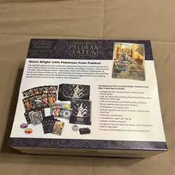 Pokemon Scarlet & Violet Paldean Fates Pokemon Center ETB Elite Trainer Box NEW - Image 2