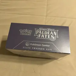 Pokemon Scarlet & Violet Paldean Fates Pokemon Center ETB Elite Trainer Box NEW - Image 3