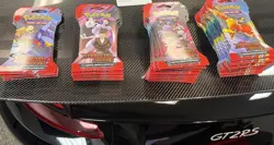 Pokemon Destined Rivals Lot Of 32 Sleeved Booster Packs Scarlet & Violet Mewtwo - Image 1