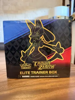 Crown Zenith Elite Trainer Box ETB SW&SH - minor tear. Pokemon TCG - Image 1