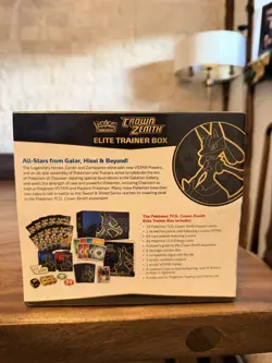 Crown Zenith Elite Trainer Box ETB SW&SH - minor tear. Pokemon TCG - Image 2