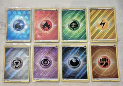 Pokemon: Crown Zenith Textured Energy Full Set - Image 1