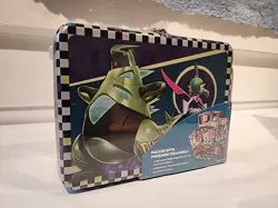 1x Pokemon TCG TYRANITAR & IRON VALIANT Collector Chest Tin Lunch Box - Image 1