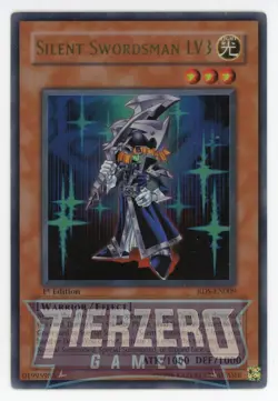 Yugioh RDS-EN009 Silent Swordsman LV3 Ultra Rare 1st Edition NM/LP - Image 1