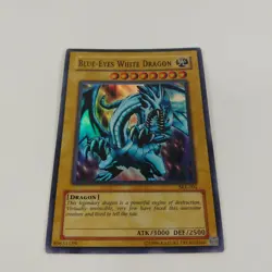 Yugioh! Blue Eyes White Dragon SKE-001 Unlimited Holo Moderately Played - Image 5