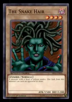 Yugioh The Snake Hair #SBLS-EN026 Speed Duel: Arena of Lost Souls LP - Image 1
