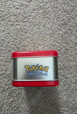Pokemon TCG 1995 Pikachu Collectible Tin Card Holder Box Nintendo - Image 3