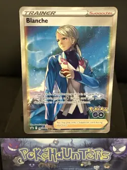 Pokemon Card Blanche SWSH227 Full Art Trainer Go Promo Near Mint - Image 1