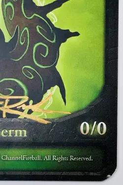 ‼👀 Germ Token Signed MTG Christopher Rush Magic Card Authentic EXCELLENT Cond - Image 5