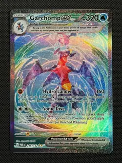 Pokemon Cards Garchomp ex 245/182 Paradox Rift Special Illustration Rare NM - Image 1
