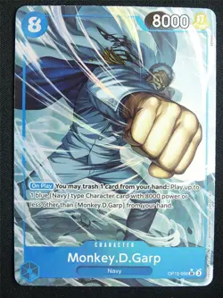 Monkey.D.Garp OP12-056 SR Alt Art - One Piece Card #4T - Image 1