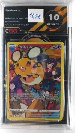 Carte pokemon Dedenne CGG 10 FRANCAIS Stars Etincelantes TG07/TG30 22570033 - Image 1