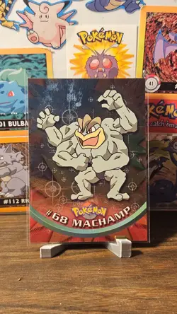 Machamp #68 Holo Foil 1999 Topps Pokemon TV Animation Edition MP *SP* - Image 1