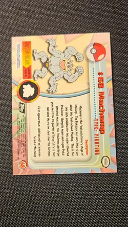 Machamp #68 Holo Foil 1999 Topps Pokemon TV Animation Edition MP *SP* - Image 3