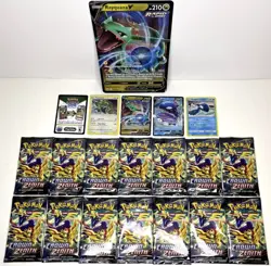 Pokemon TCG Crown Zenith Sea and Sky Premium Collection NO BOX INCLUDED 14 Packs - Image 2