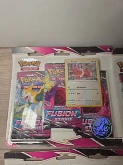 4x Pokemon Sword & Shield Fusion Strike 3-Pack Blister Eevee & Espeon - Image 4