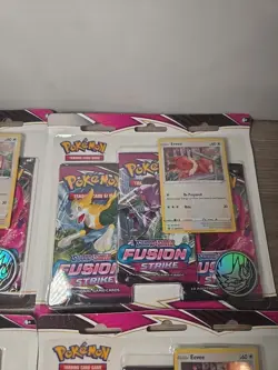 4x Pokemon Sword & Shield Fusion Strike 3-Pack Blister Eevee & Espeon - Image 5