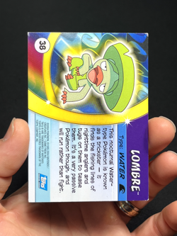 Topps Pokemon Advanced Challenge Non Holo Lombre #38 - Image 3