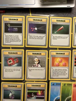Shadowless Pokemon Base Set Trainer Set -Commons And Uncommons- 80/102 - 95/102 - Image 2