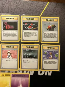 Shadowless Pokemon Base Set Trainer Set -Commons And Uncommons- 80/102 - 95/102 - Image 4
