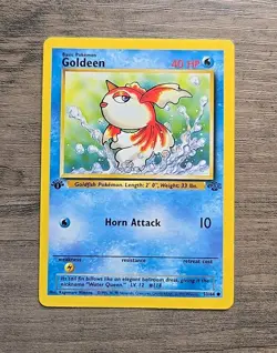 Pokemon TCG Goldeen 53/64 1st Edition Jungle NM - Image 1
