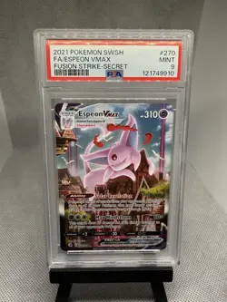 Espeon VMAX (Alternate Art Secret) PSA 9.0 HOLO SECRET 🔥 RARE [FS] Pokemon TCG - Image 1